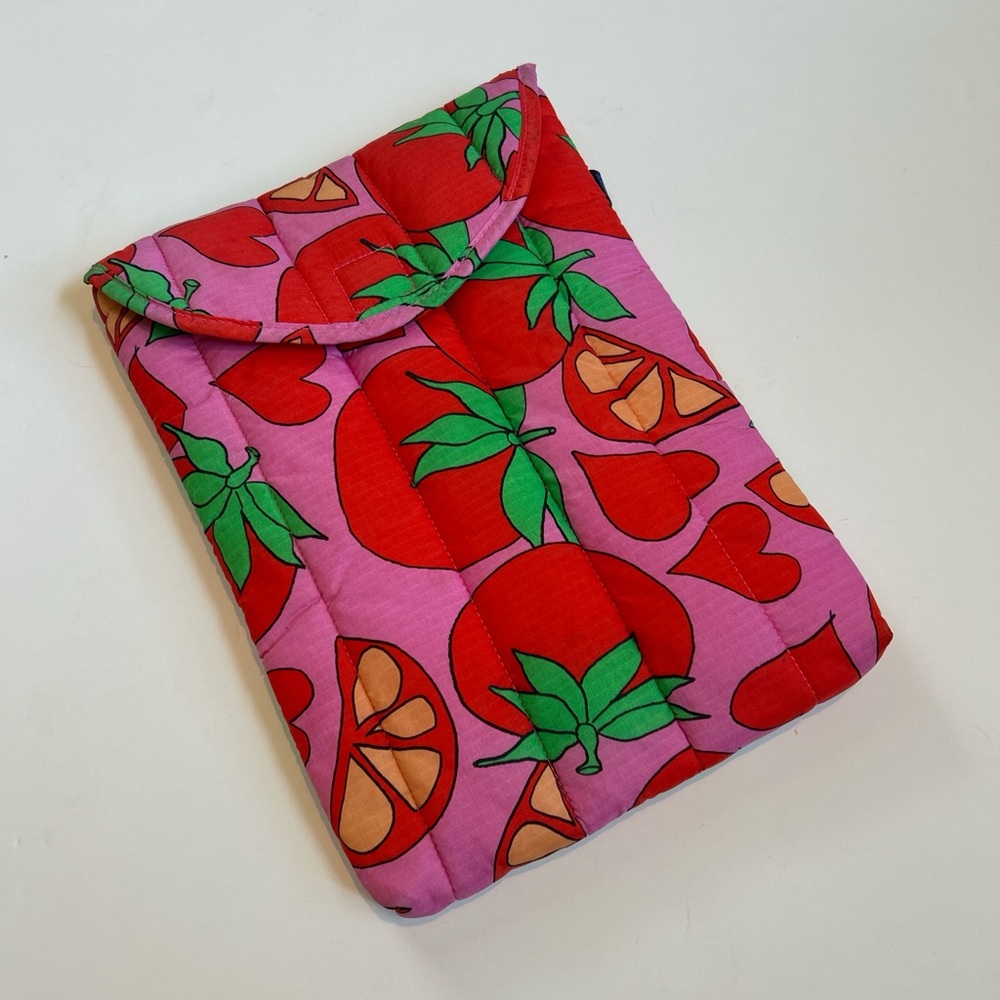 BAGGU Pink and Red Tomato Pouch